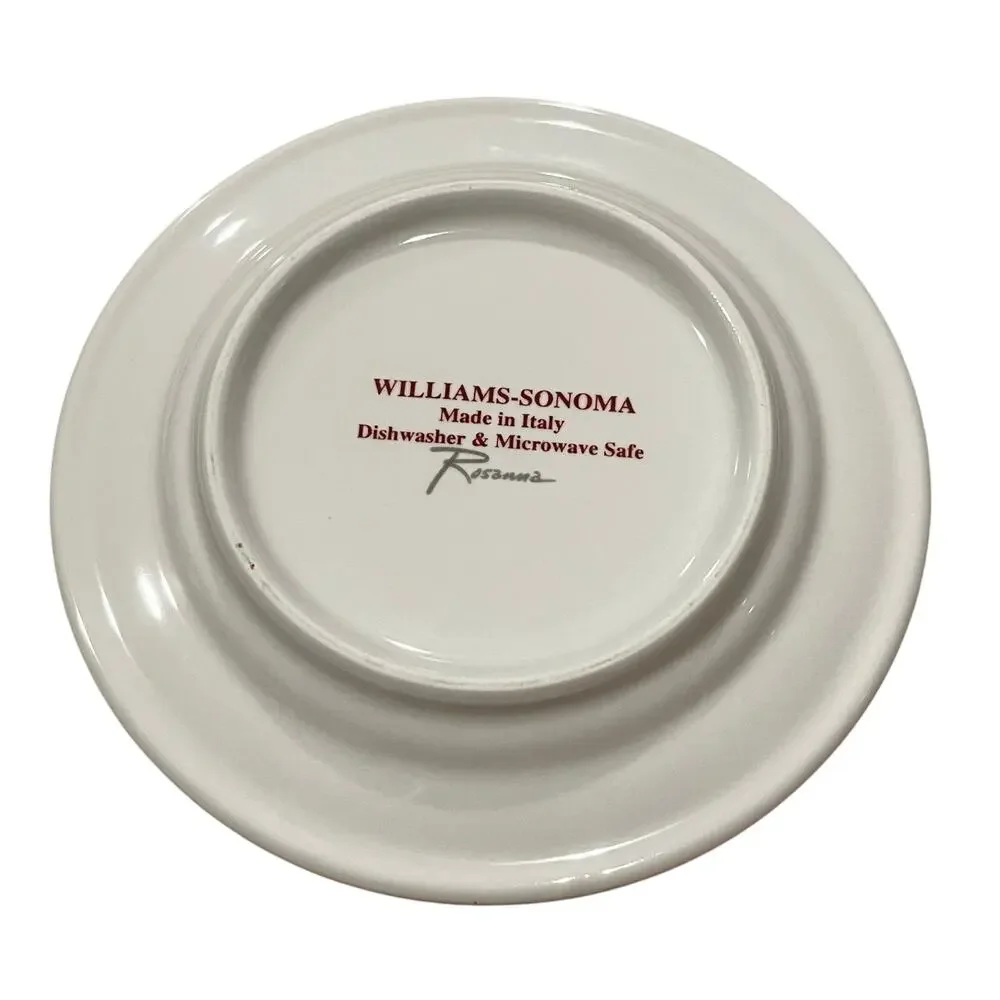 Williams Sonoma Fruit Harvest Dessert/Appetizer Plates Set